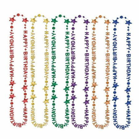 GOLDENGIFTS Happy Birthday Beads-of-Expression, 12PK GO48547
